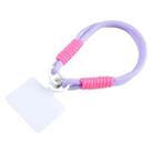 Universal Phone Short Lanyard Phone Anti-lost Hand Strap(Light Purple) - 1