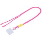 Universal Phone Spray Color Hardware Lanyard(Rose Red) - 1