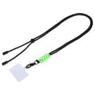 Universal Phone Spray Color Hardware Lanyard(Black) - 1