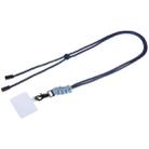 Universal Phone Spray Color Hardware Lanyard(Dark Blue) - 1