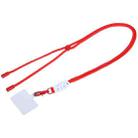 Universal Phone Spray Color Hardware Lanyard(Red) - 1