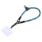 Universal Mobile Phone S Pattern Short Wrist Lanyard(Royal Blue) - 1