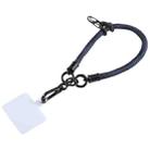 Universal Mobile Phone S Pattern Short Wrist Lanyard(Dark Blue) - 1