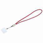 Universal Phone Flash Diamond Long Lanyard(Red) - 1