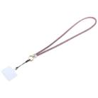 Universal Phone Flash Diamond Long Lanyard(Pink) - 1