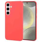 For Samsung Galaxy S24 5G GOOSPERY SOFT FEELING Liquid TPU Soft Phone Case(Red) - 1