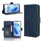 For BLU G53 Skin Feel Calf Texture Card Slots Leather Phone Case(Blue) - 1