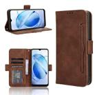 For BLU G53 Skin Feel Calf Texture Card Slots Leather Phone Case(Brown) - 1