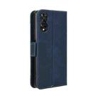 For TCL 50 5G Skin Feel Calf Texture Card Slots Leather Phone Case(Blue) - 3