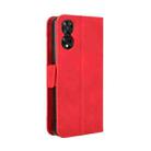 For TCL 50 SE 4G Skin Feel Calf Texture Card Slots Leather Phone Case(Red) - 3