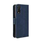 For TCL 50 SE 4G Skin Feel Calf Texture Card Slots Leather Phone Case(Blue) - 3