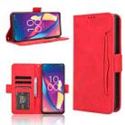 For TCL 50 XL 5G Skin Feel Calf Texture Card Slots Leather Phone Case(Red) - 1