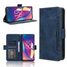 For TCL 50 XL 5G Skin Feel Calf Texture Card Slots Leather Phone Case(Blue) - 1