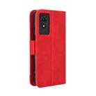 For TCL 501 4G Skin Feel Calf Texture Card Slots Leather Phone Case(Red) - 3