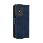 For TCL 501 4G Skin Feel Calf Texture Card Slots Leather Phone Case(Blue) - 3