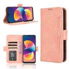 For TCL 50 LE Skin Feel Calf Texture Card Slots Leather Phone Case(Pink) - 1