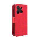 For TCL 503 Skin Feel Calf Texture Card Slots Leather Phone Case(Red) - 3