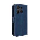 For TCL 503 Skin Feel Calf Texture Card Slots Leather Phone Case(Blue) - 3