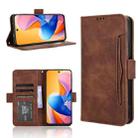For TCL 60R 5G Skin Feel Calf Texture Card Slots Leather Phone Case(Brown) - 1