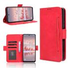 For TCL 60 NxtPaper Skin Feel Calf Texture Card Slots Leather Phone Case(Red) - 1