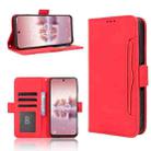 For TCL 60 SE NxtPaper 5G Skin Feel Calf Texture Card Slots Leather Phone Case(Red) - 1