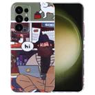 For Samsung Galaxy S23 Ultra 5G Painted Pattern Precise Hole PC Phone Case(Holiday Uncle) - 1