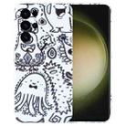 For Samsung Galaxy S23 Ultra 5G Painted Pattern Precise Hole PC Phone Case(Bottle Monster) - 1