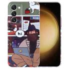 For Samsung Galaxy S23+ 5G Painted Pattern Precise Hole PC Phone Case(Holiday Uncle) - 1