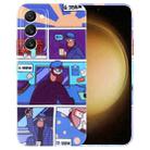 For Samsung Galaxy S23+ 5G Painted Pattern Precise Hole PC Phone Case(Working Uncle) - 1