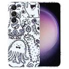 For Samsung Galaxy S23 5G Painted Pattern Precise Hole PC Phone Case(Bottle Monster) - 1