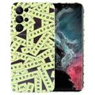 For Samsung Galaxy S22 Ultra 5G Painted Pattern Precise Hole PC Phone Case(Green Label) - 1