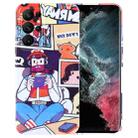 For Samsung Galaxy S22 Ultra 5G Painted Pattern Precise Hole PC Phone Case(Vacationer) - 1