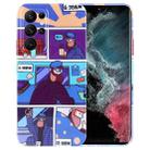 For Samsung Galaxy S22 Ultra 5G Painted Pattern Precise Hole PC Phone Case(Working Uncle) - 1