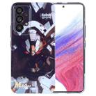 For Samsung Galaxy A53 5G Painted Pattern Precise Hole PC Phone Case(Grey Robot) - 1