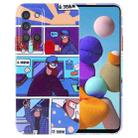 For Samsung Galaxy A21s Painted Pattern Precise Hole PC Phone Case(Working Uncle) - 1