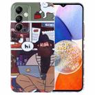 For Samsung Galaxy A14 5G Painted Pattern Precise Hole PC Phone Case(Holiday Uncle) - 1
