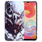 For Samsung Galaxy A04e Painted Pattern Precise Hole PC Phone Case(Golden Robot) - 1