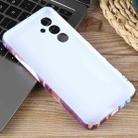 For Samsung Galaxy A04e Painted Pattern Precise Hole PC Phone Case(Orange Paint Astronaut) - 3
