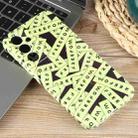 For Samsung Galaxy A35 5G Painted Pattern Precise Hole PC Phone Case(Green Label) - 2