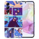 For Samsung Galaxy A35 5G Painted Pattern Precise Hole PC Phone Case(Working Uncle) - 1