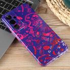 For Samsung Galaxy A35 5G Painted Pattern Precise Hole PC Phone Case(Black Red Graffiti) - 2