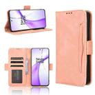 For OnePlus Nord CE4 5G Skin Feel Calf Texture Card Slots Leather Phone Case(Pink) - 1