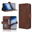 For OnePlus Nord 4 5G Skin Feel Calf Texture Card Slots Leather Phone Case(Brown) - 1