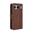 For OnePlus Nord 4 5G Skin Feel Calf Texture Card Slots Leather Phone Case(Brown) - 3