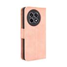 For OnePlus Ace 5 5G / 5 Pro 5G / 13R 5G Skin Feel Calf Texture Card Slots Leather Phone Case(Pink) - 3