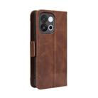 For OnePlus 13T Skin Feel Calf Texture Card Slots Leather Phone Case(Brown) - 3