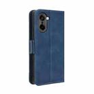 For OnePlus Ace 5 Racing 5G Skin Feel Calf Texture Card Slots Leather Phone Case(Blue) - 3