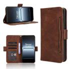 For OnePlus Ace 5 Ultra 5G Skin Feel Calf Texture Card Slots Leather Phone Case(Brown) - 1