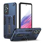 For OPPO A79 5G Variety Brave Armor Finger Loop Holder Phone Case(Blue) - 1