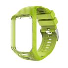 For Tomtom 2 / 3 Radium Carving Texture Watch Band(Lime Green) - 1